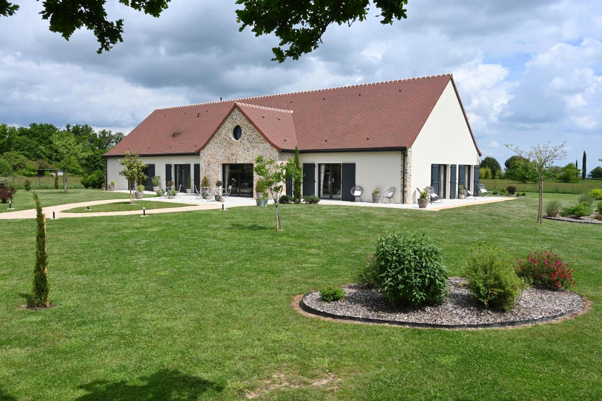 Aux 3 Forets Bizeneuille Exterior foto